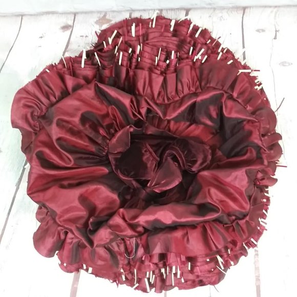 Chantilly Place 18M Holiday Red Velvet Girls Dress - Picture 3 of 5